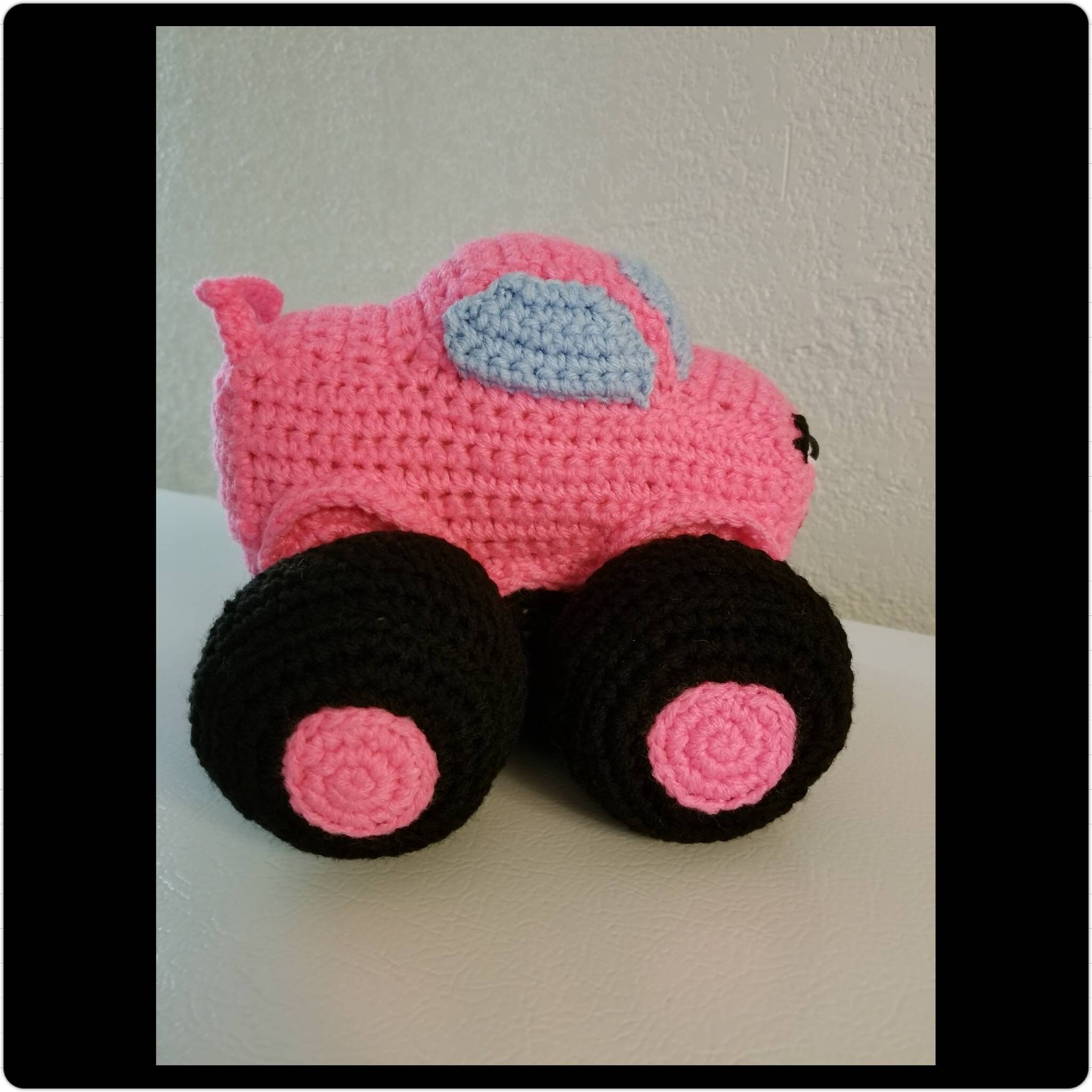 Girl Monster Truck Crochet Girl Truck Crochet Trucks Plush Etsy