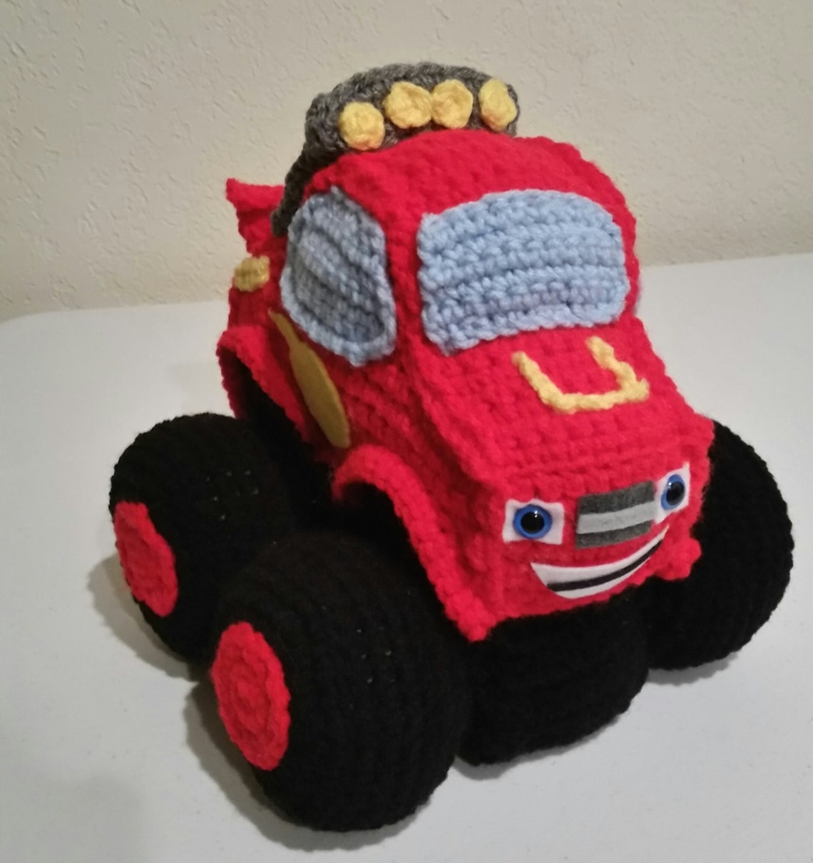 Monster Truck Crochet Handmade Bedtime Toys Handmade Trucks Etsy