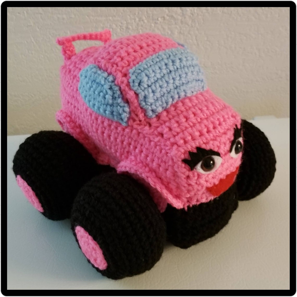 Girl Monster Truck Crochet Girl Truck Crochet Trucks Plush Etsy