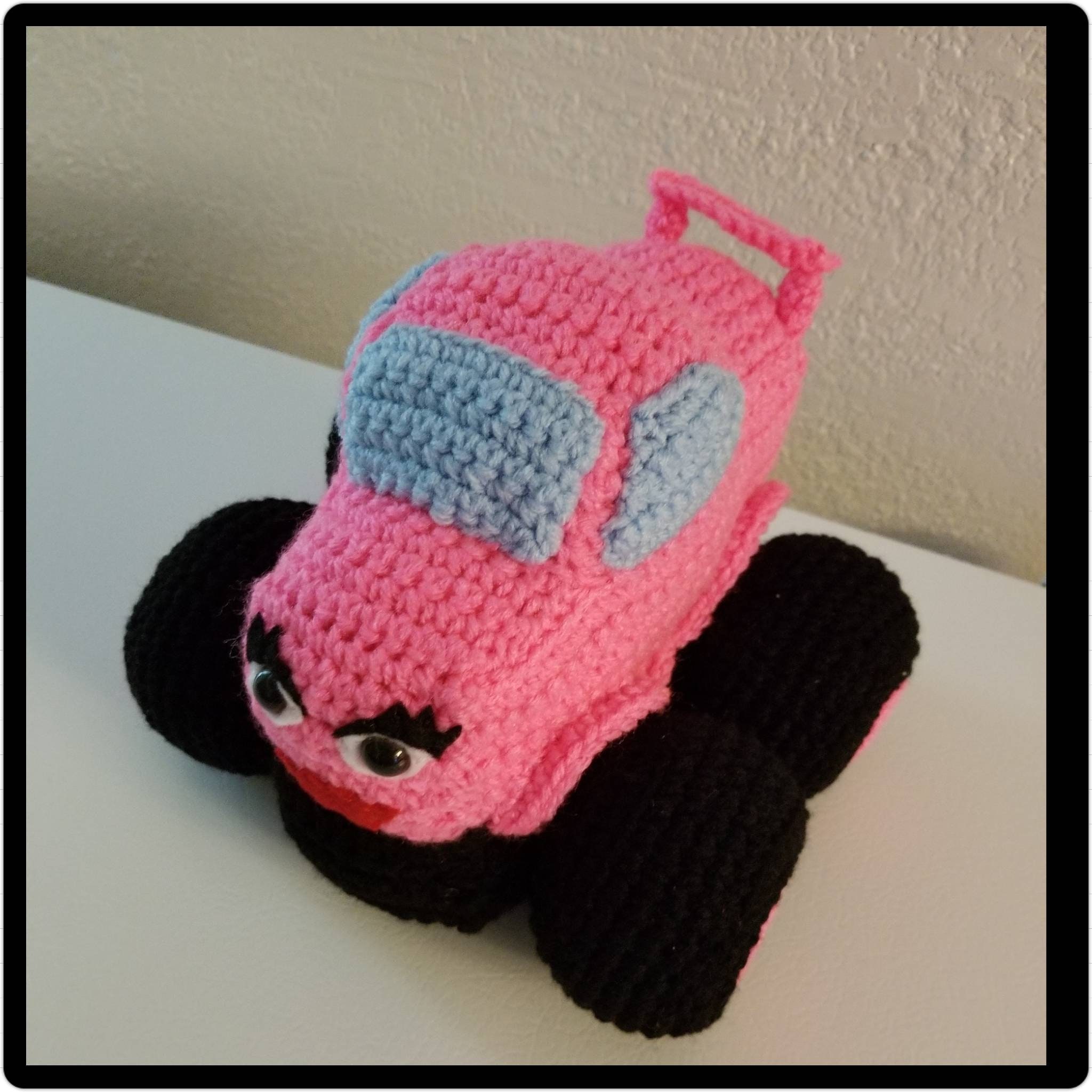 Girl Monster Truck Crochet Girl Truck Crochet Trucks Plush Etsy