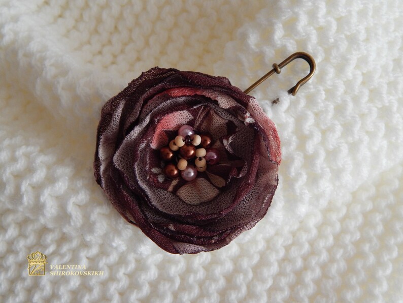 Scarf Pin. Beautiful Handmade Brooch. Etsy