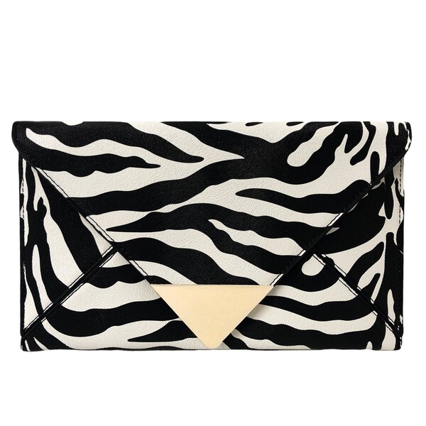 Zebra Clutch Etsy