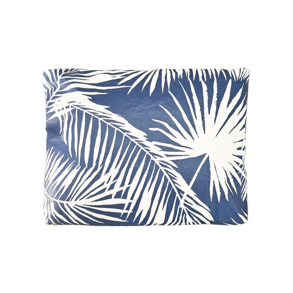 100% Coated Tyvek Material Palm Leaves Design Beach Pouch, Waterproof Pouch for Beach, Makeup Pouch, Wet Dry Bag,Clutch
