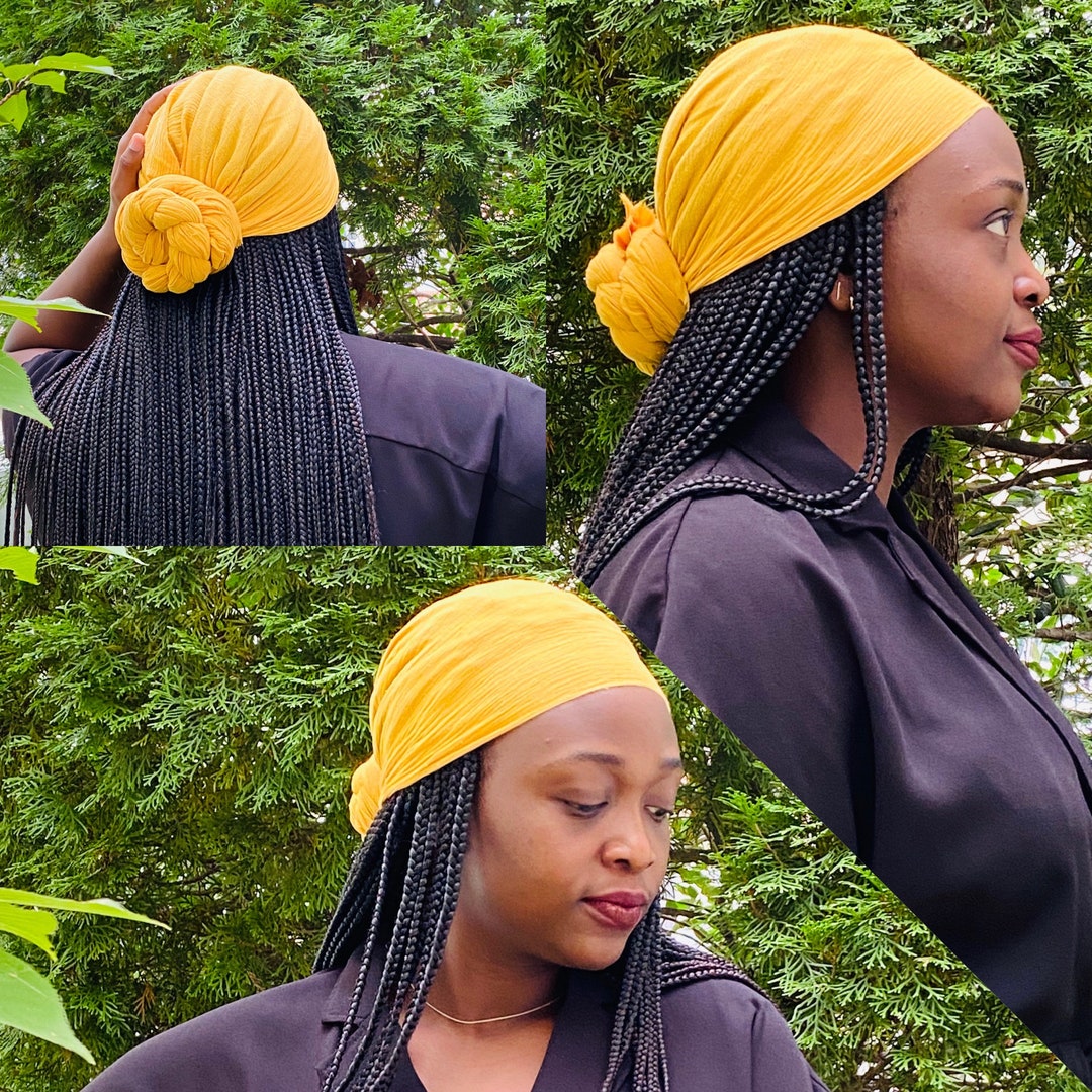 Cotton Head Wraps, Fall Winter Head Wraps, Light Weight Head Scarf
