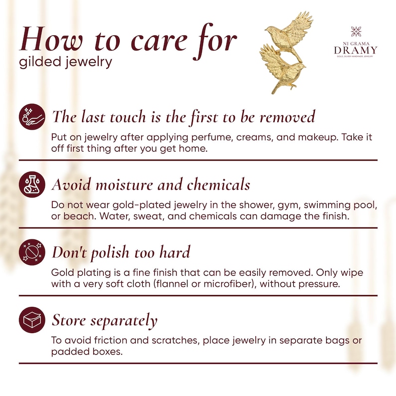 Dainty Golden Wheatear Ring, Adjustable Gold Plated Band image 10