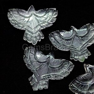 Natural Crystal Quartz Eagle Shape, Top Quality Clear Quartz Bird Shape Gemstone, Crystal Gemstone Pendant,Crystal Quartz Hand Carved Charms