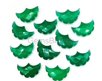 Gorgeous Green Onyx Eagle Carving, Hand Carved Eagle Shape Gemstone, Bird carved Gemstone For Jewelry, Crystal Carving, Eagle Sculpture 16MM