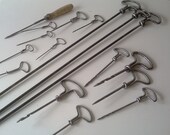 Set of 17 gimlets hand drills french vintage tool