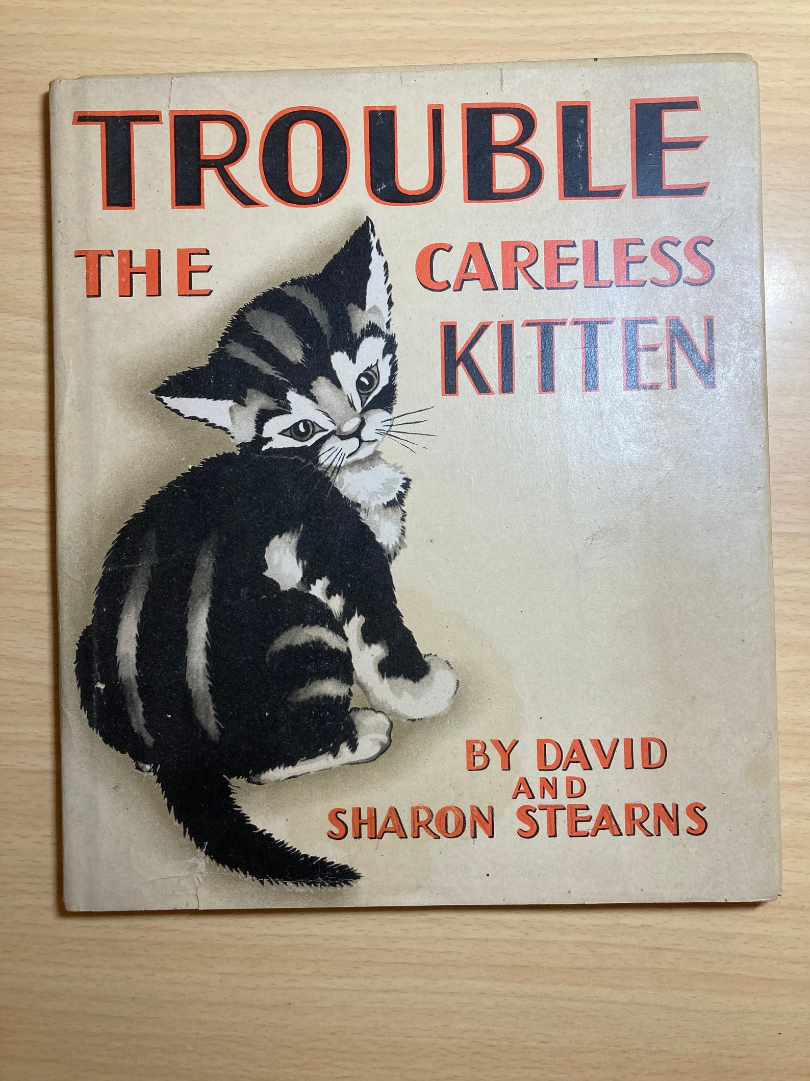 Trouble the Careless Kitten Vintage Book by David M Stearns - Etsy