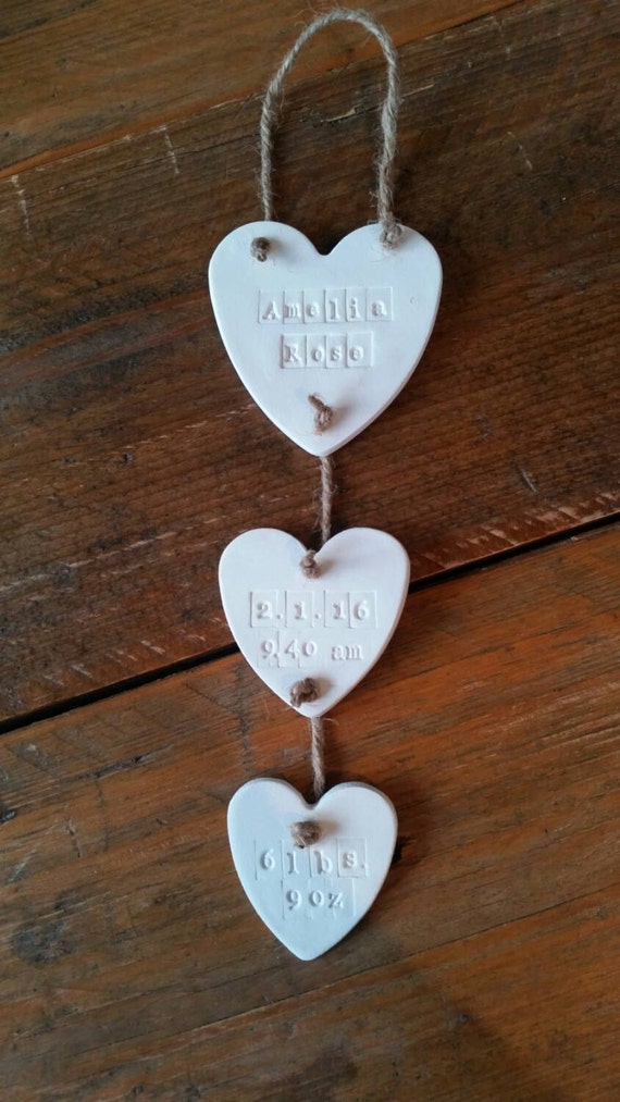 Personalized New Baby Gift Nursery Garland Christening Etsy