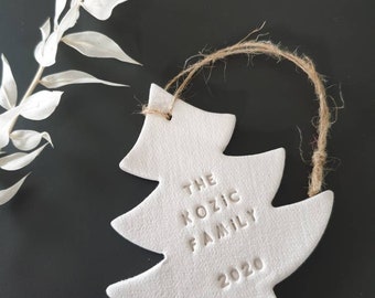 Familie Ornament ~ Kerstboom Ornament ~ Gepersonaliseerde kerstornament ~ Gift Tag ~ Kerstcadeau