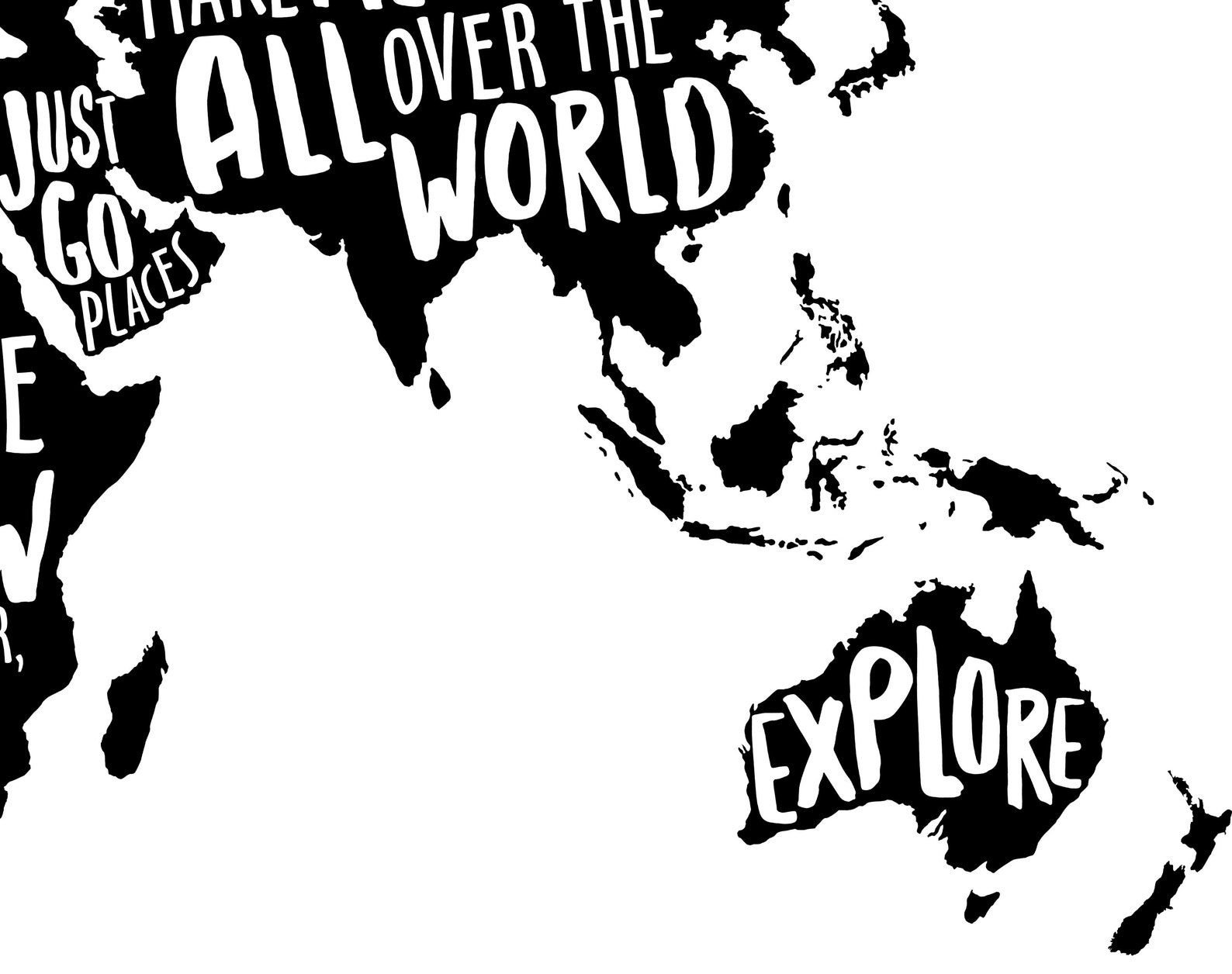 World Map Wall Art Printable Map Digital Download Printable - Etsy