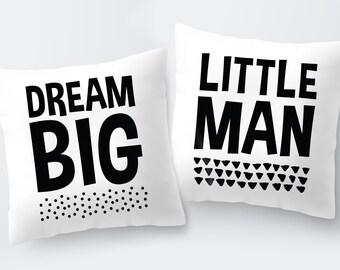 Throw Pillow, Dream Big, Boy Nursery Decor, Baby Shower Gift, Nursery Decor, Playroom Decor, Kids Accent Pillow, Newborn Gift, Baby Boy