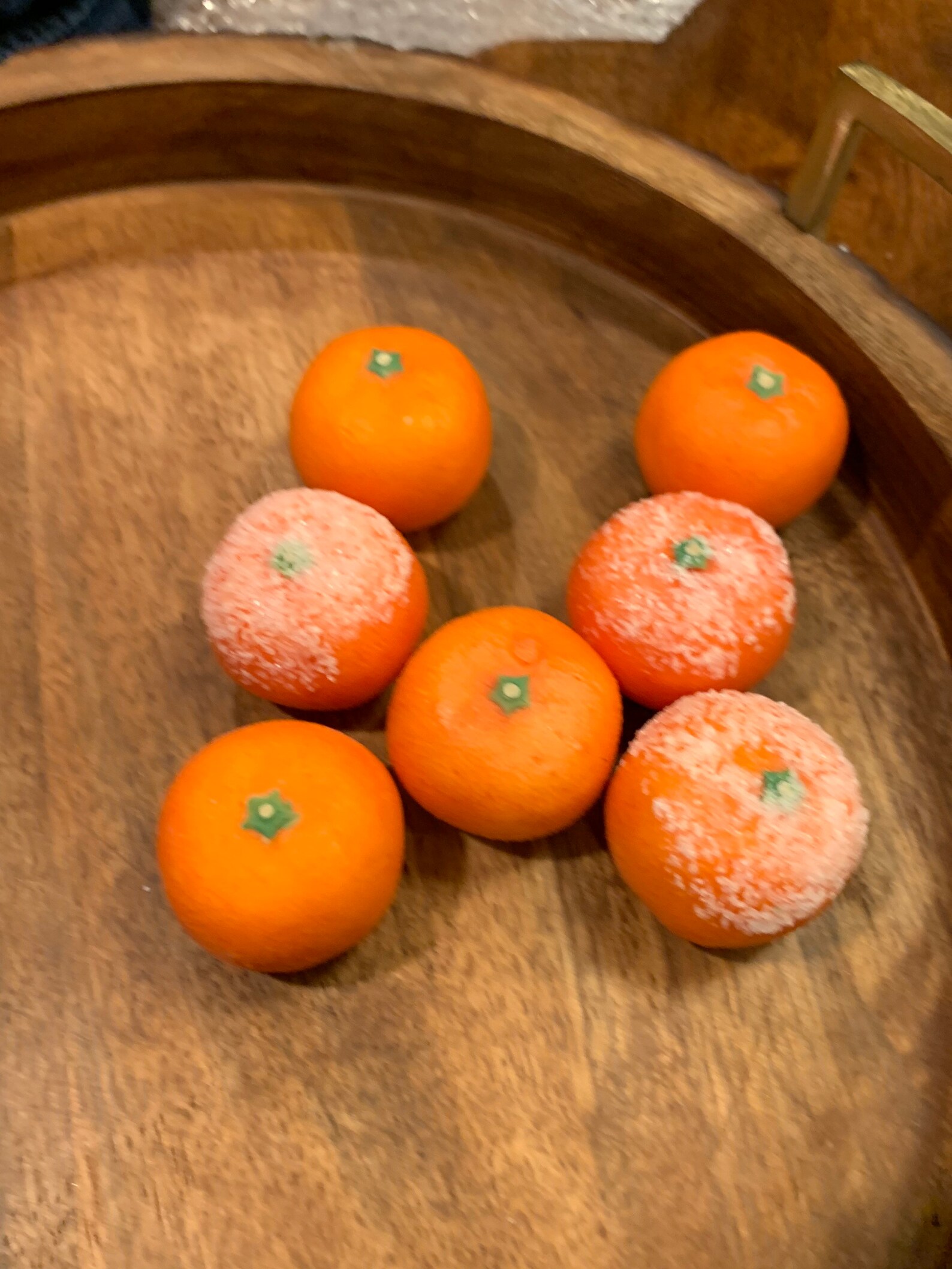 Miniature Oranges. Sugared Fruit. Sugared Oranges. Fake Etsy