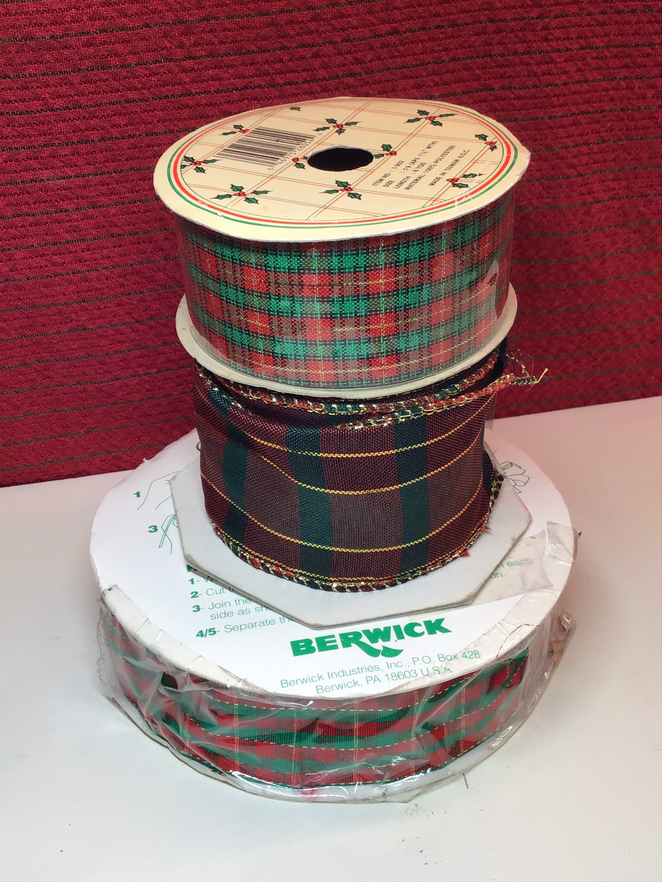 Vintage Christmas Ribbon 