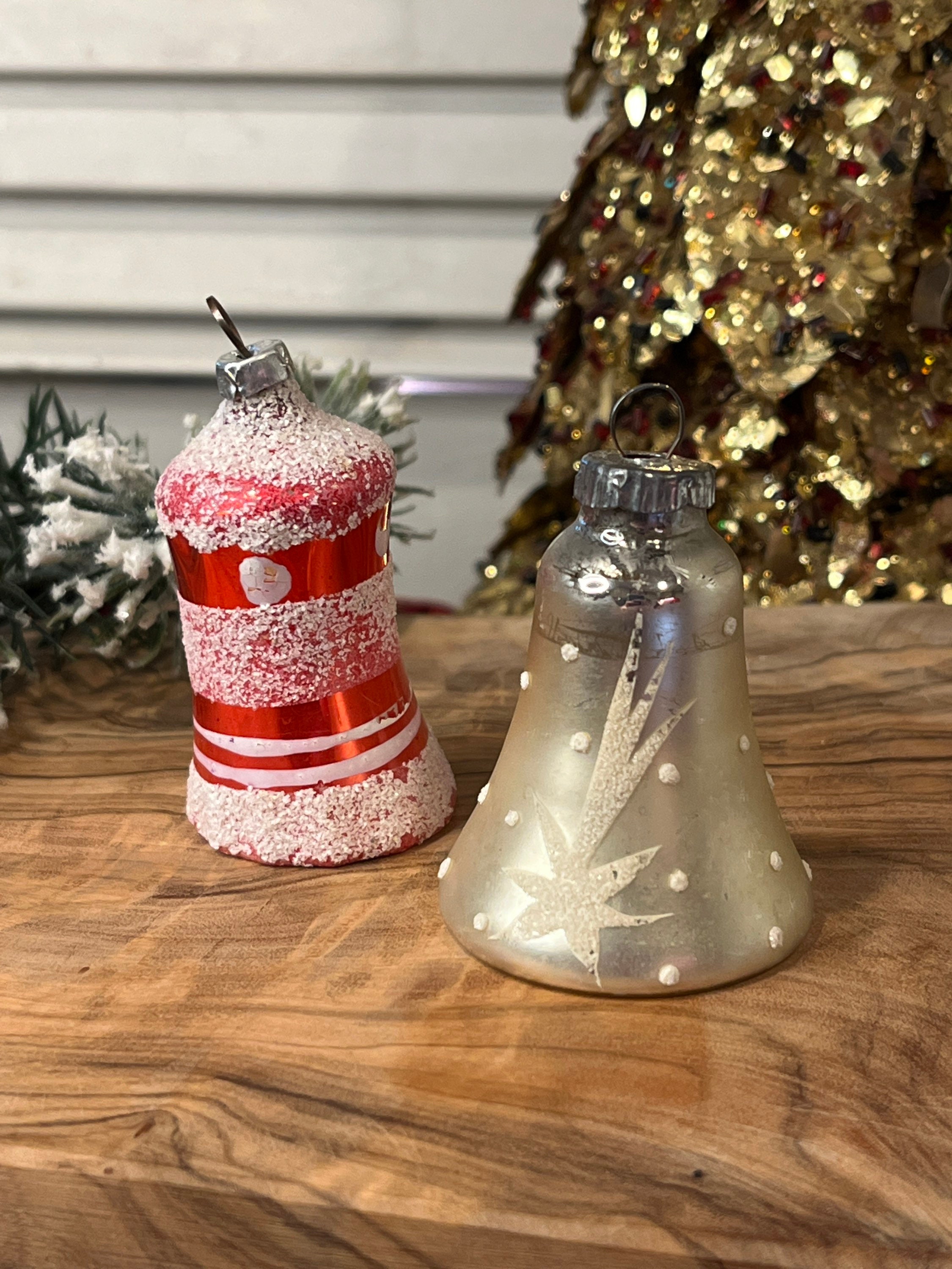 White Glittered Sugar Mini Bells Vintage Bundle of 12pcs - $6.50 : Tiny  Things are Cute