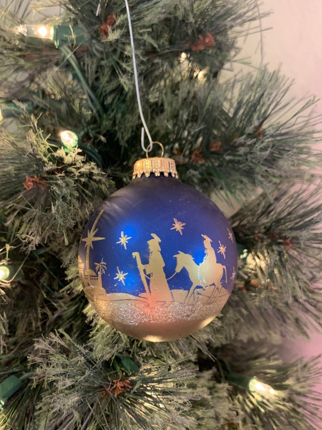 Vintage Krebs Nativity Ornament. Vintage Nativity Ornament. Etsy