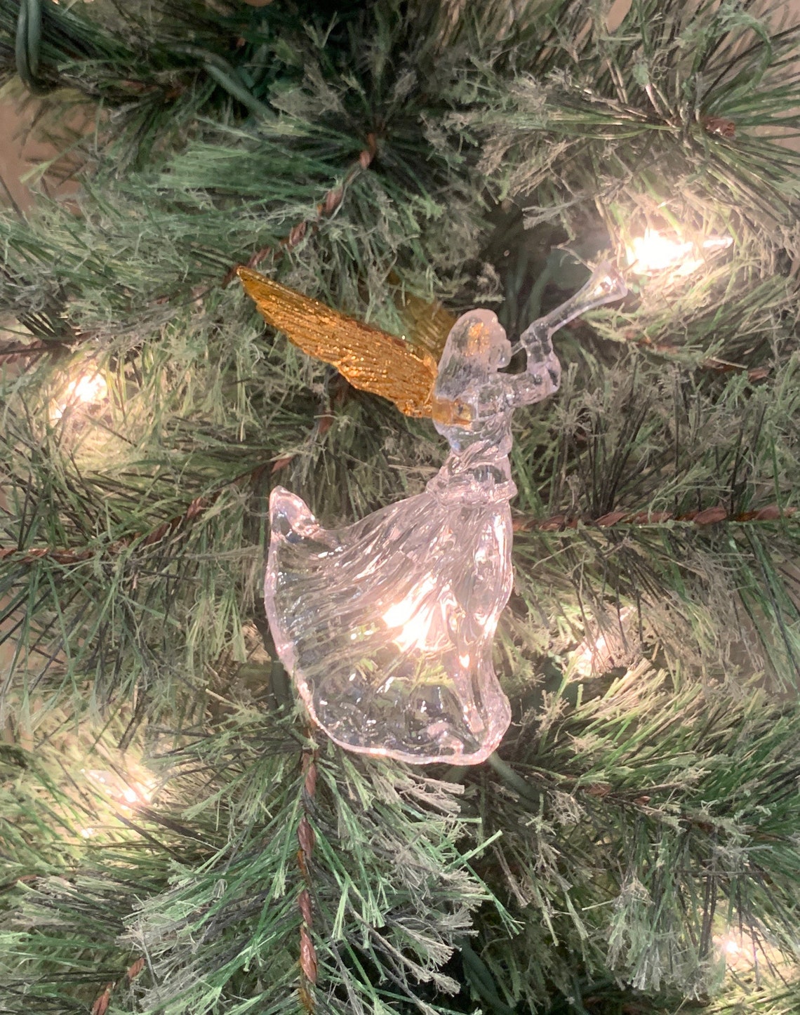 Angel String Lights Attachments Set of 10 Plastic Christmas Etsy