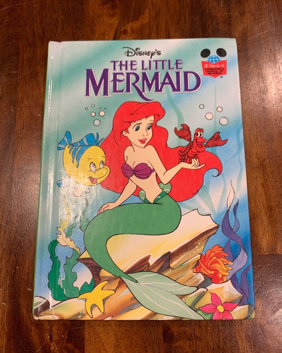Vintage Little Mermaid Book. Disneys Little Mermaid Book. The Etsy