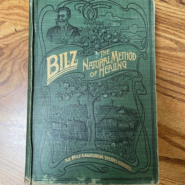 Blitz. Natural Method of Healing. Vintage Medical Book. History Book