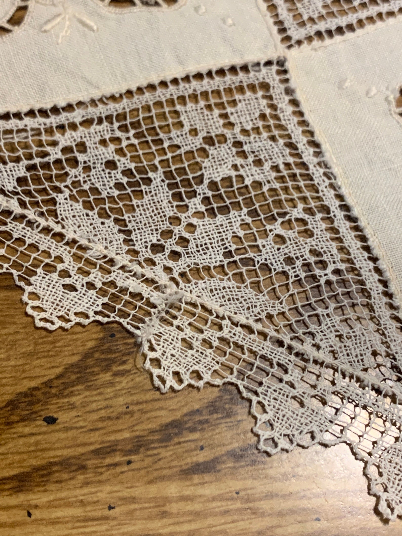 Vintage Lace Placemats. Lacy Placemats. Set of 4. Crocheted Etsy