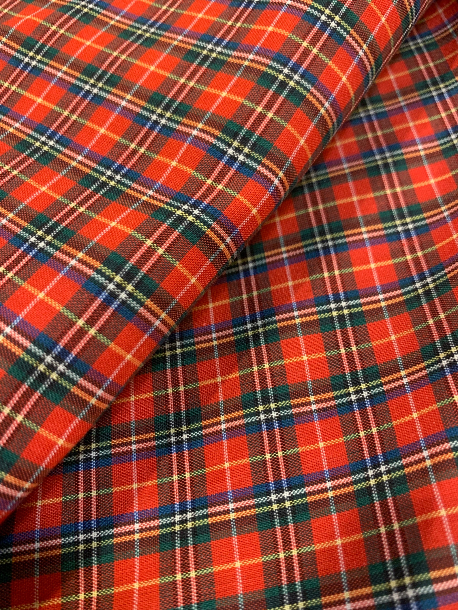 60 Fabric. Christmas Plaid Fabric. 1/2 Yd. Red Plaid Etsy Singapore