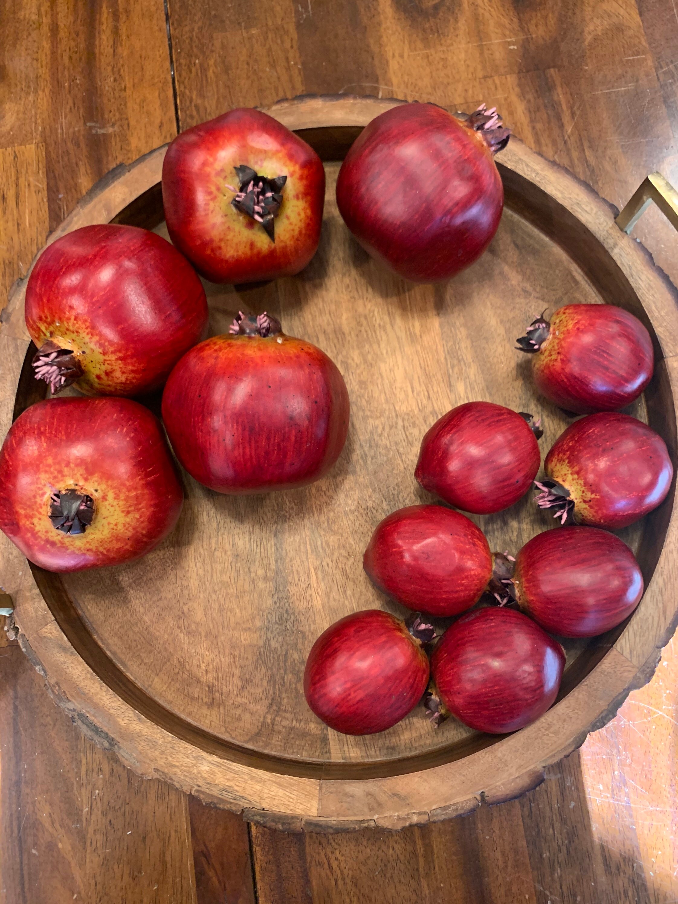 You Choose Faux Pomegranates Fake Pomegranate. Life Sized Etsy