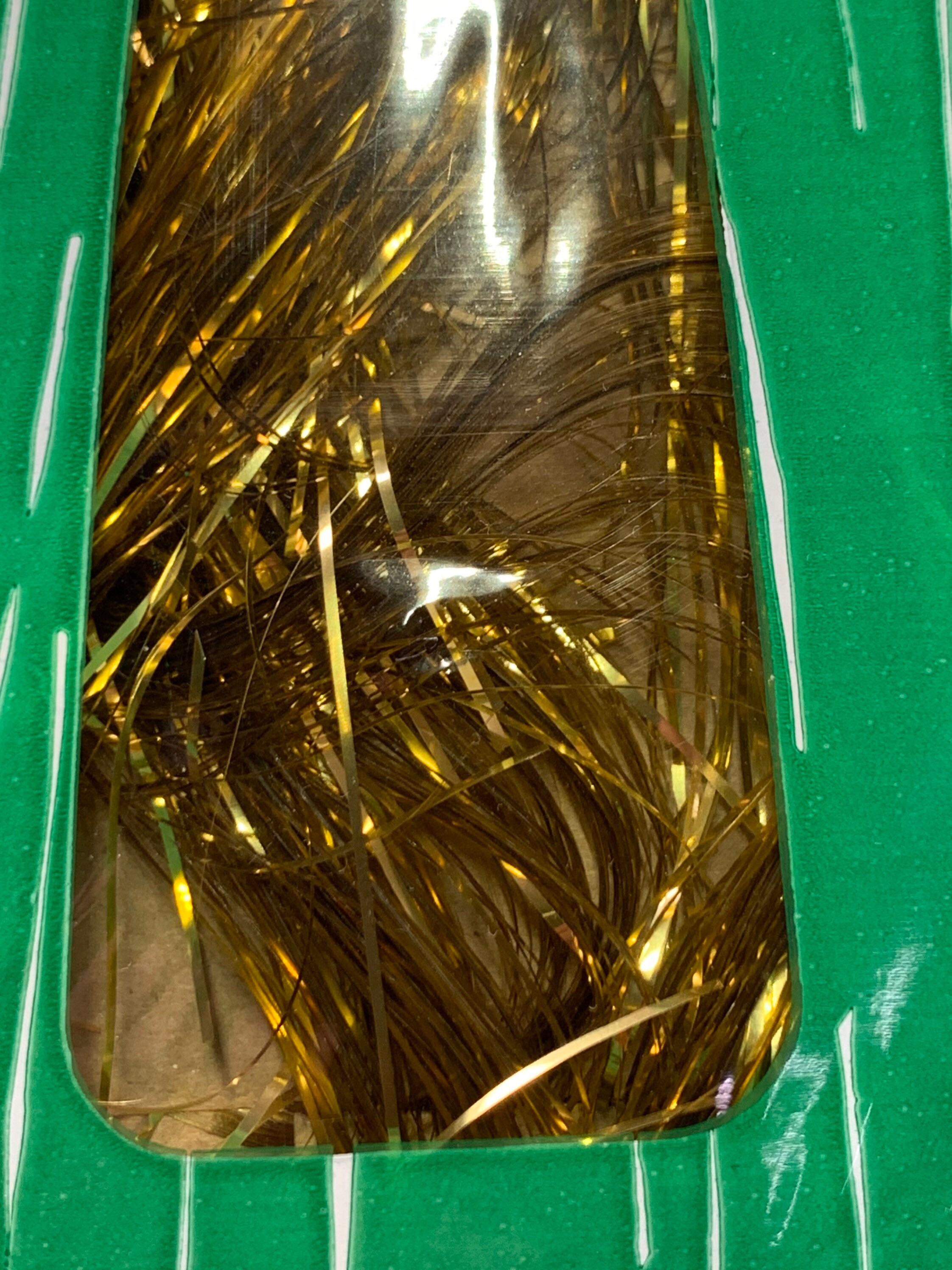 Vintage Tinsel. Gold Tinsel Strands. Silver Tinsel. Vintage Etsy