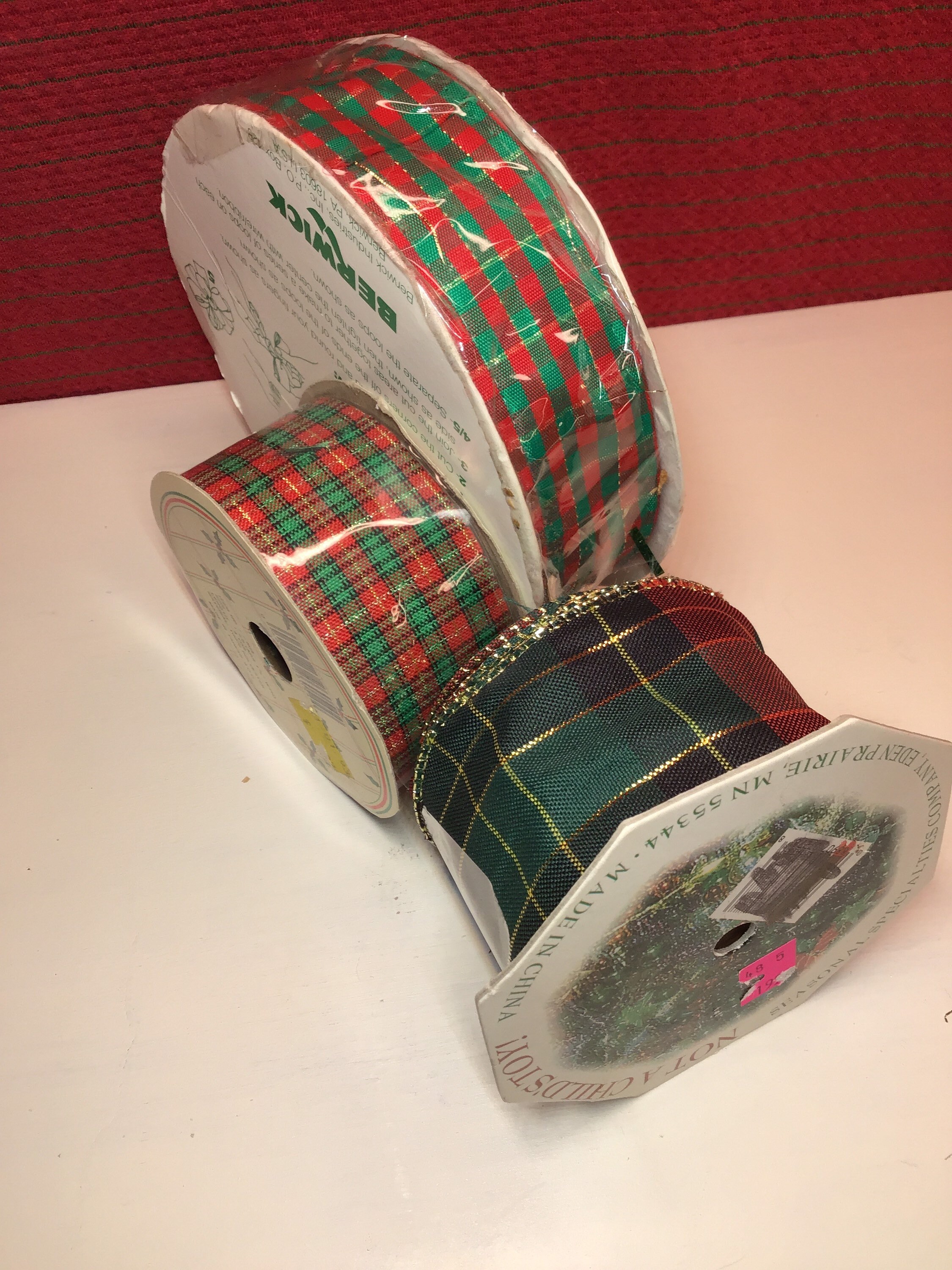 Vintage Christmas Ribbon 