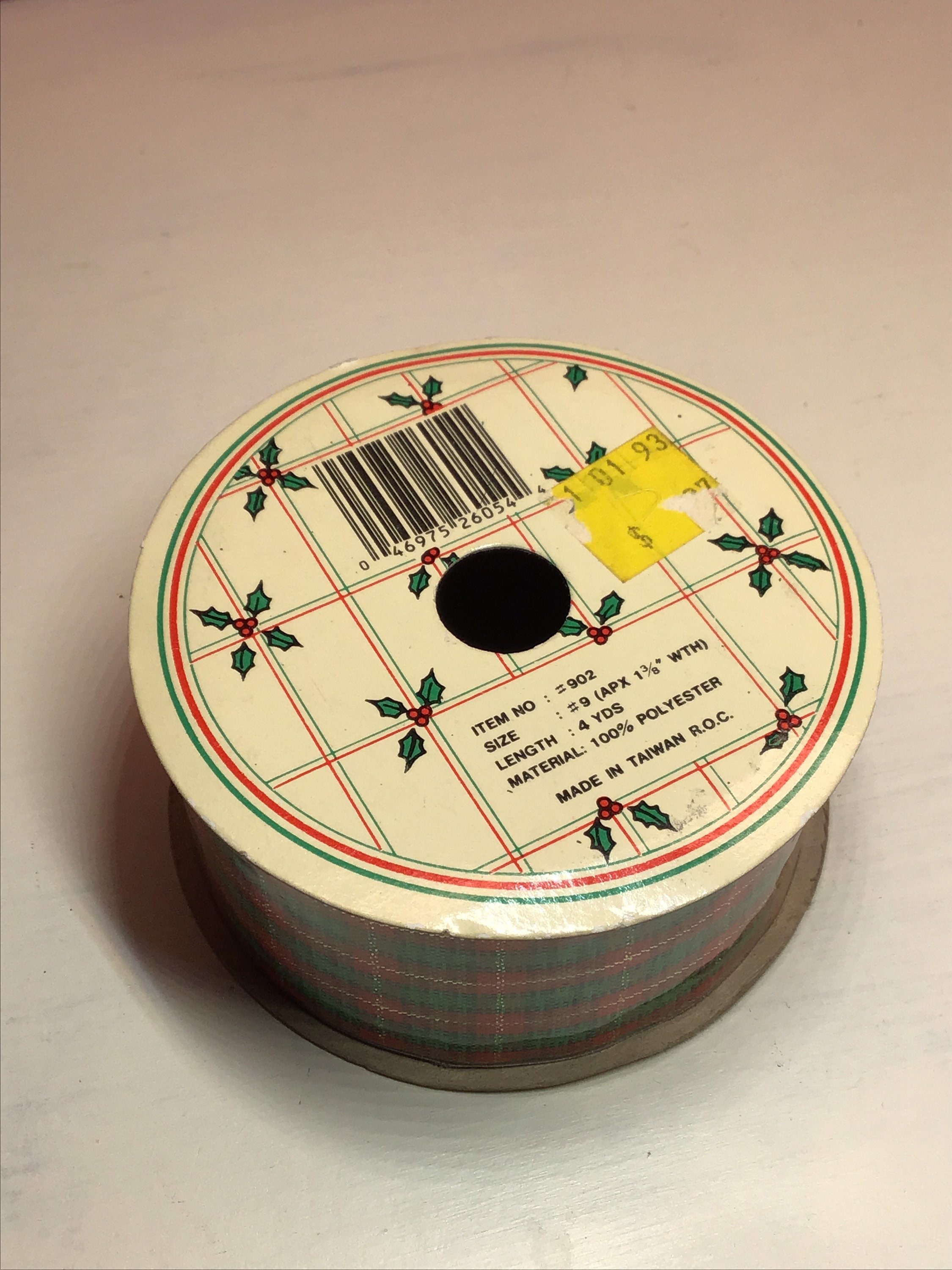 Vintage Christmas Ribbon 