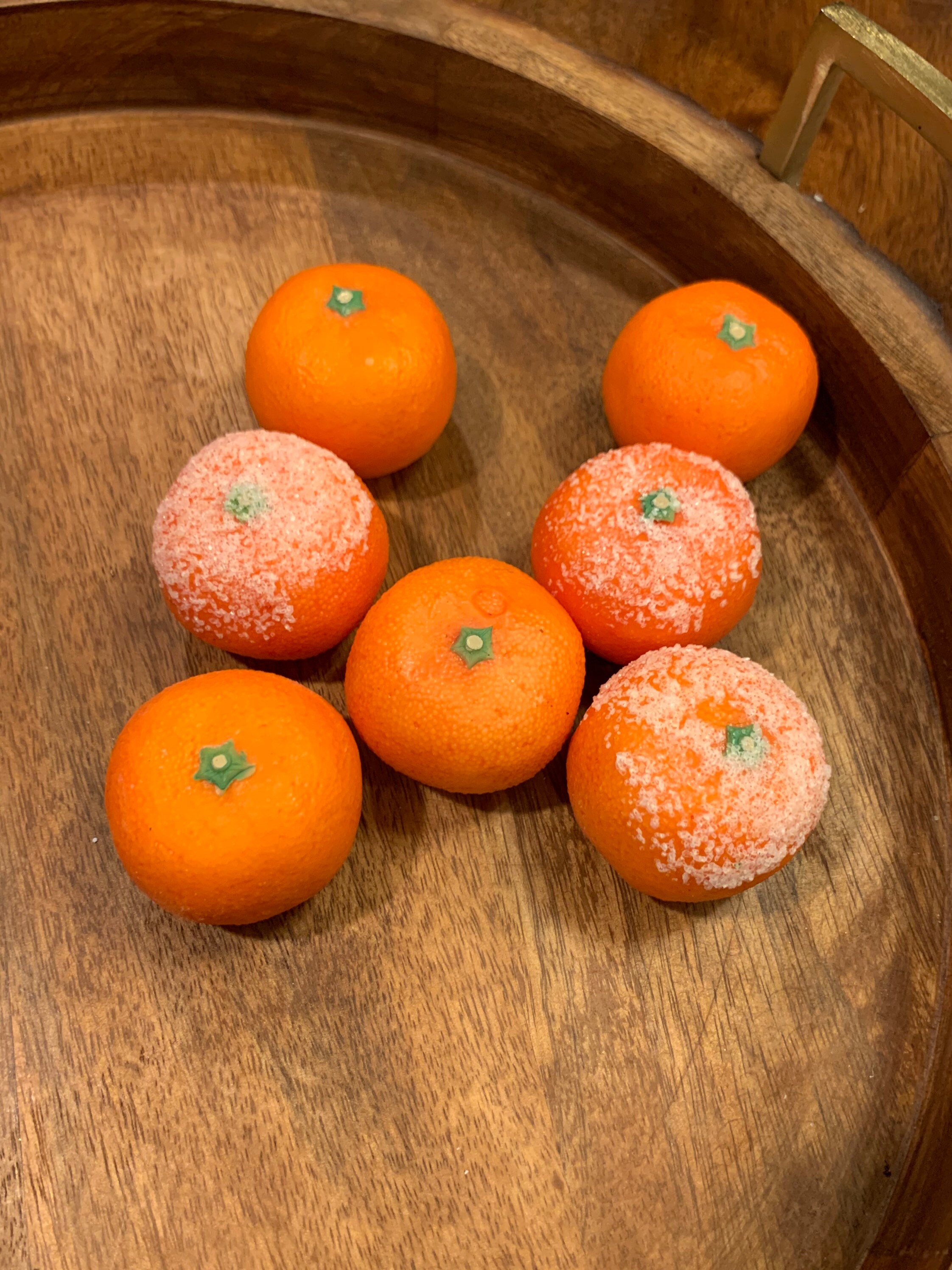 Miniature Oranges. Sugared Fruit. Sugared Oranges. Fake Etsy