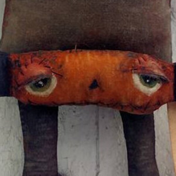 The Bats Halloween Primitive Handmade Handpainted Decoration Spooky Scary