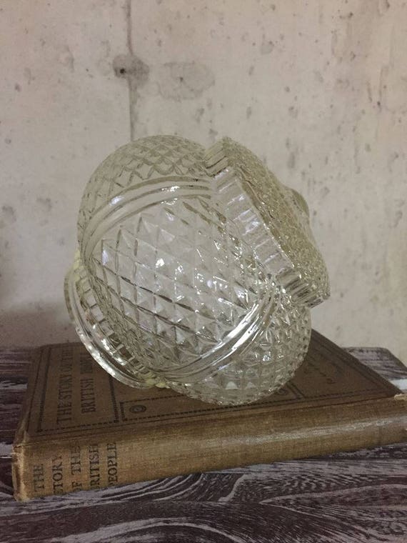 Antique Ceiling Lamp Shade Art Deco Light Shade Vintage Glass Globe Vintage Glass Ceiling Lamp Shade Clear Glass Shade Replacement