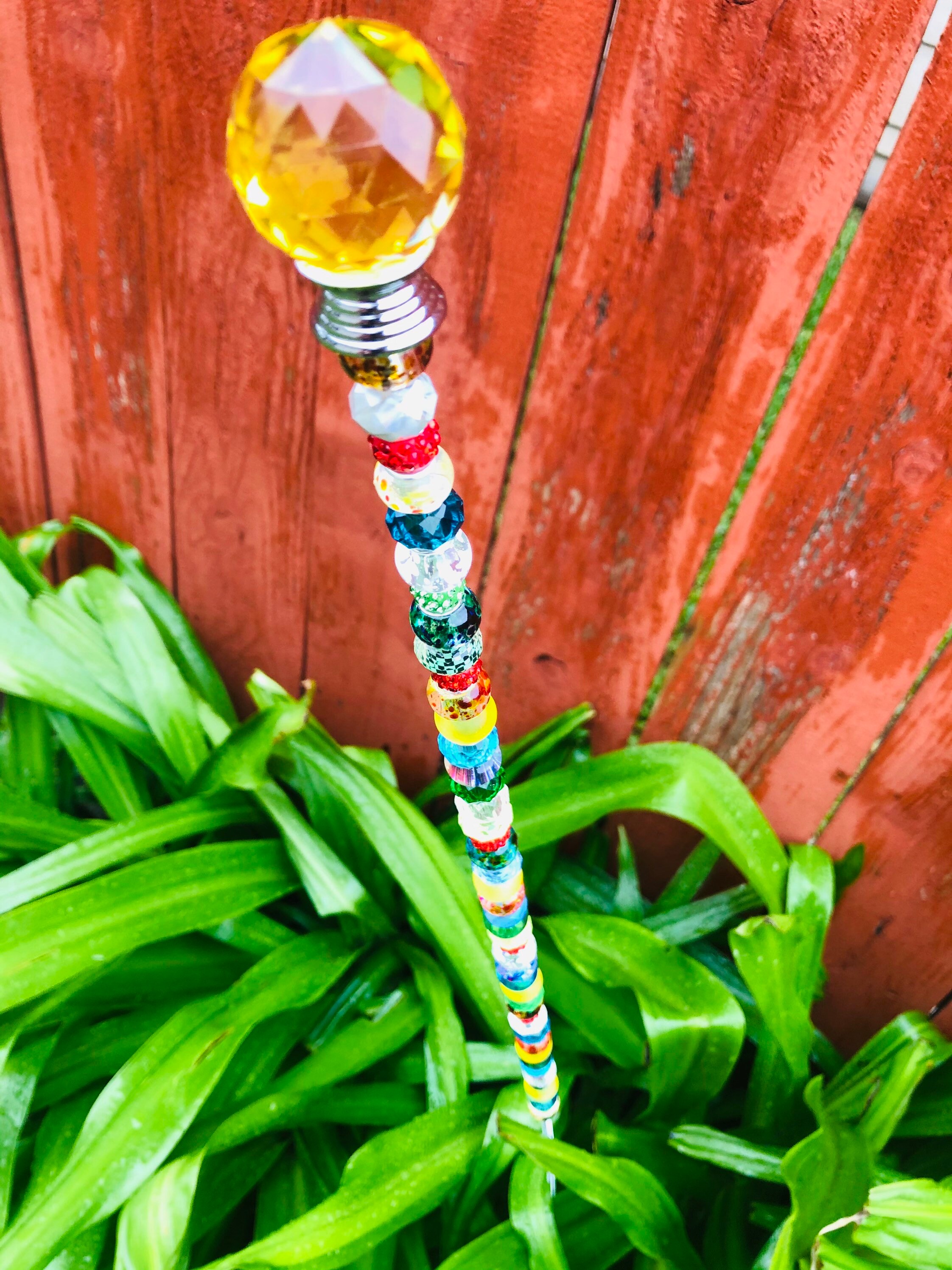 24 42 Multicolor Garden Wand Plant/Garden Art Etsy