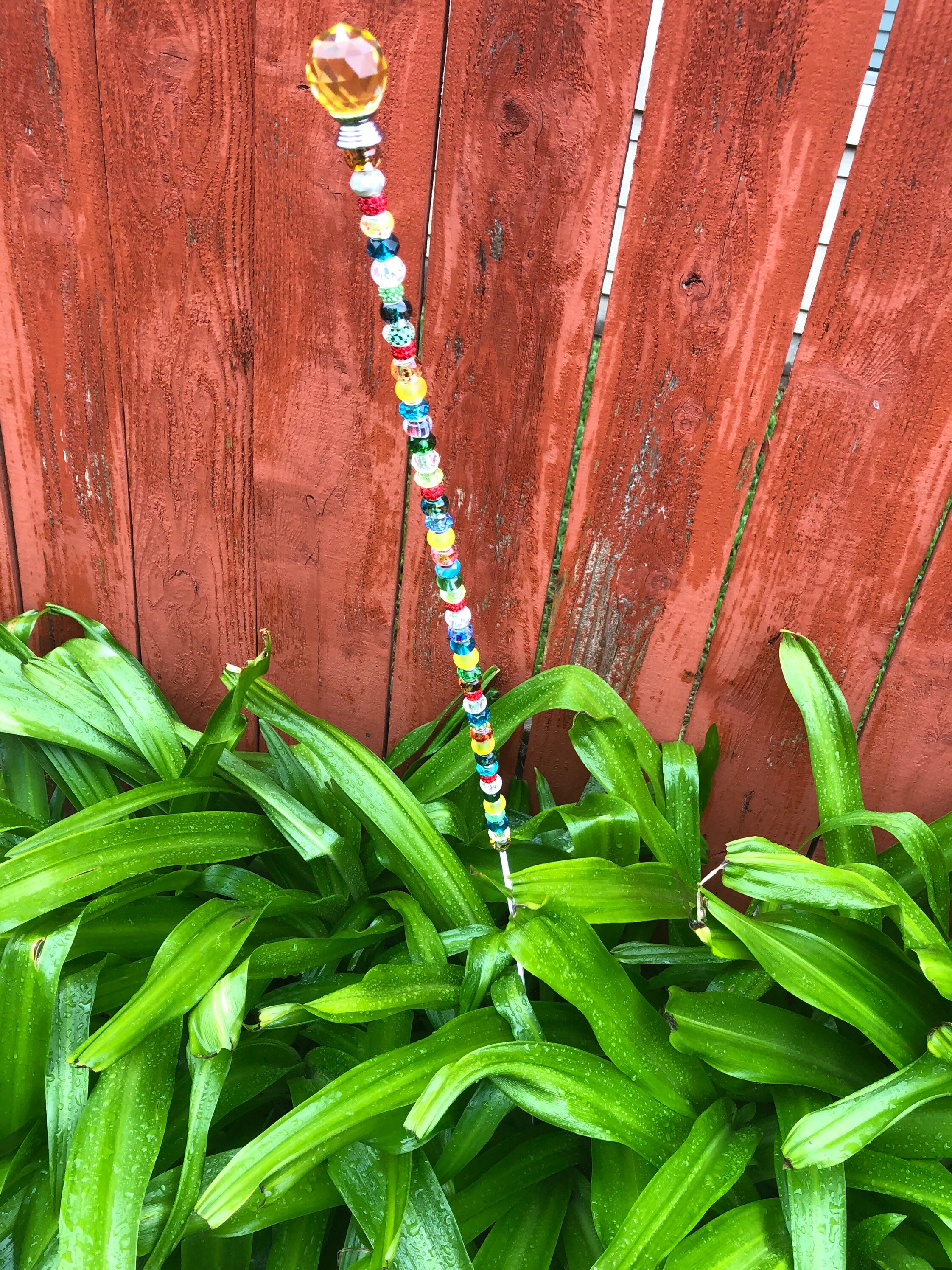 24 42 Multicolor Garden Wand Plant/Garden Art Etsy