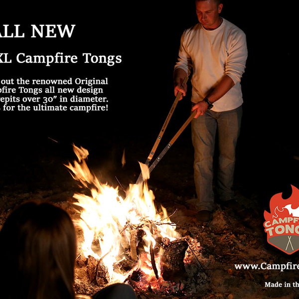 NEW 48 XL Campfire Tongs
