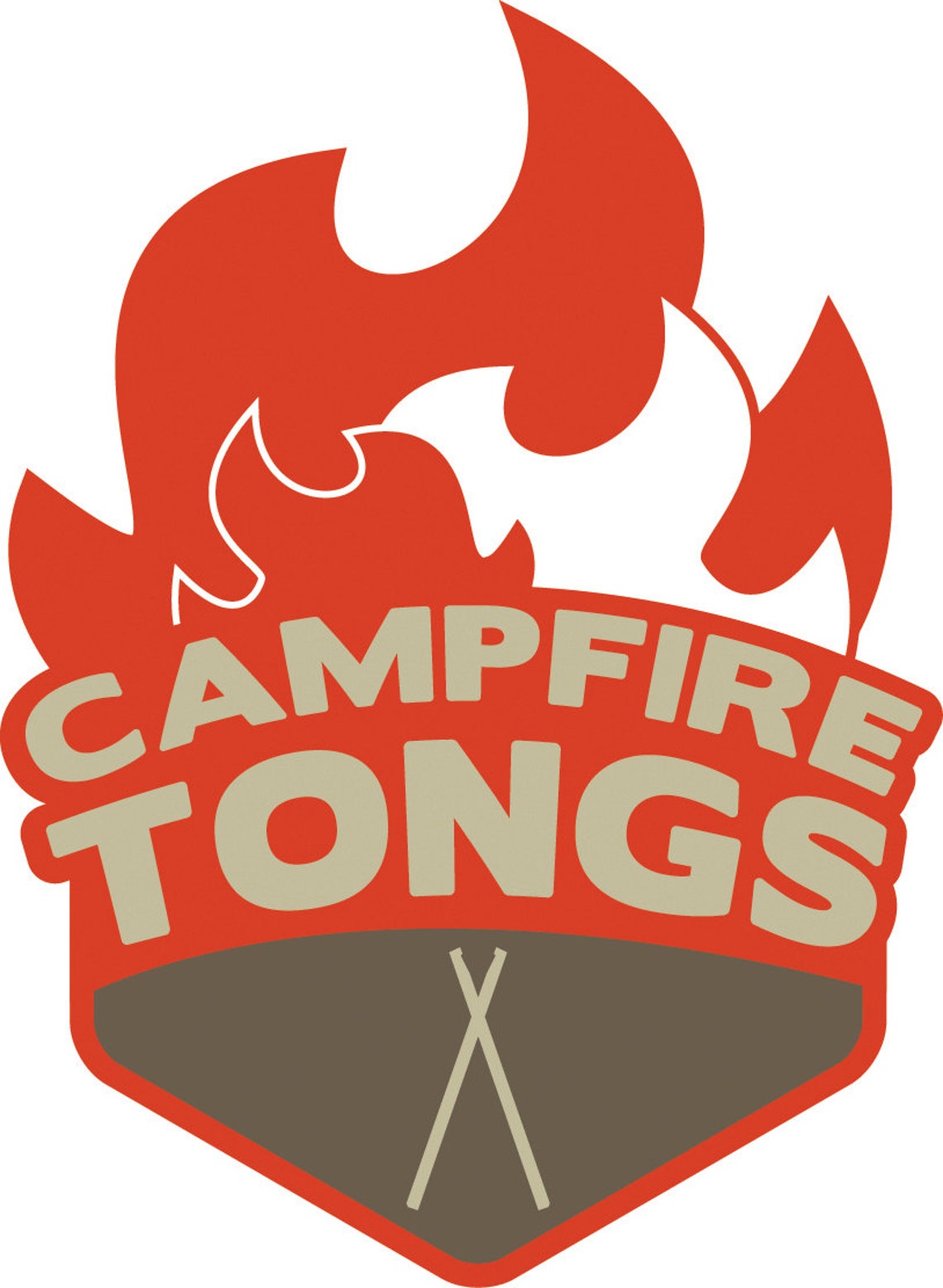 Original Campfire Tongs. Lightweight and Durable. Made in the USA. Available in 371/2. Etsy