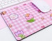 Kawaii BumbleButt Gingham Pastel Pink Mousemat ~ Gingham print rectangle Mousepad ~ Kawaii Desk Accessories ~ Bumblebee ~ Bee Gift ~ Katnipp 