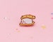 Rose Gold S'mores Enamel Pin - Sleepy Pins - I love sleep - Marshmellow Enamel Pins - Marshmellow Pin - Marshmellow Badges - Katnipp 