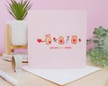 You Are Beary Lovely Card - Cute Pun Greeting - Kawaii Love Card for Valentines, Birthdays, Weddings, Thank You