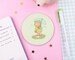 Kawaii Froggo & Bear Coaster ~ Kawaii Coasters ~ Cute Home Accessories ~ Kawaii Home Decor ~ Frog ~ Bear ~ Katnipp Studios