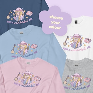 Kawaii Pastel Witch Halloween Sweater: Magical Girl Apparel