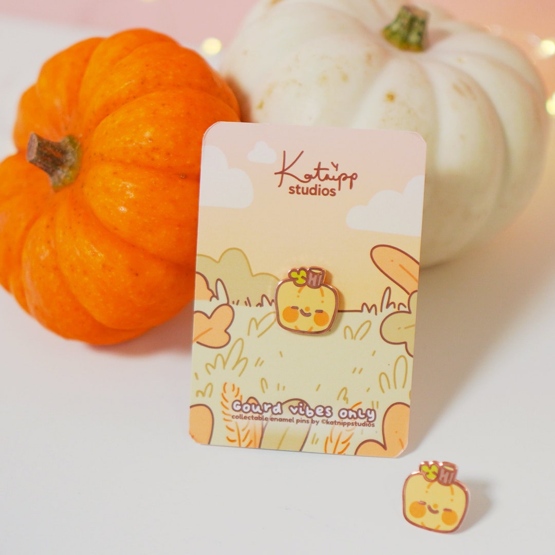 Cute Mini Gourd Autumn Enamel Pin Adorable Mini Pins Etsy