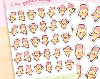 Cute Kawaii Artist Drawing Planner Sticker Set - ART 001