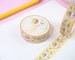 Kawaii Bee & Daisy Washi Tape - Katnipp Bumble bee Stationary Washi Tape -Bumblebutt Katnipp Washi Tape - Pastel Washi Tape - Washi Tape