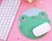 Kawaii Frog Mouse pad - Cute Frog Mouse Mat - Cute Frog Illustrated Mousemat - Kawaii Mouse mat - Fall Decor - Office Decor
