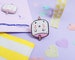 Kawaii Marshmellow Enamel Pin - Cute Enamel Pins - Kawaii Enamel Pins - Marshmellow Enamel Pin - Cute Lapel Pins - Katnipp Enamel Pin 