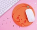 Kawaii Pumpkin Mouse pad - Halloween Mouse Mat - Cute Fall Autumn Mouse pad - Kawaii Mouse mat - Fall Decor - Office Decor