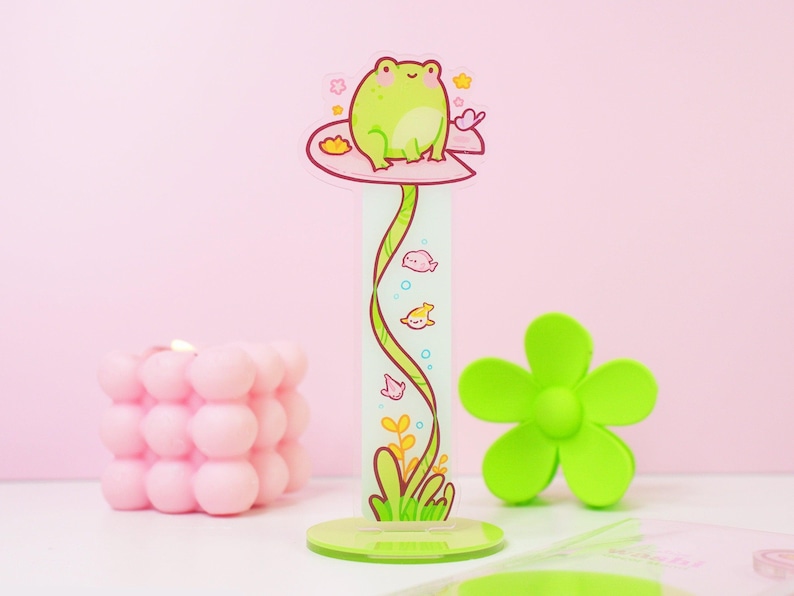 Kawaii Frog Washi Stand ~ Desk Accessory - Katnipp Illustrations