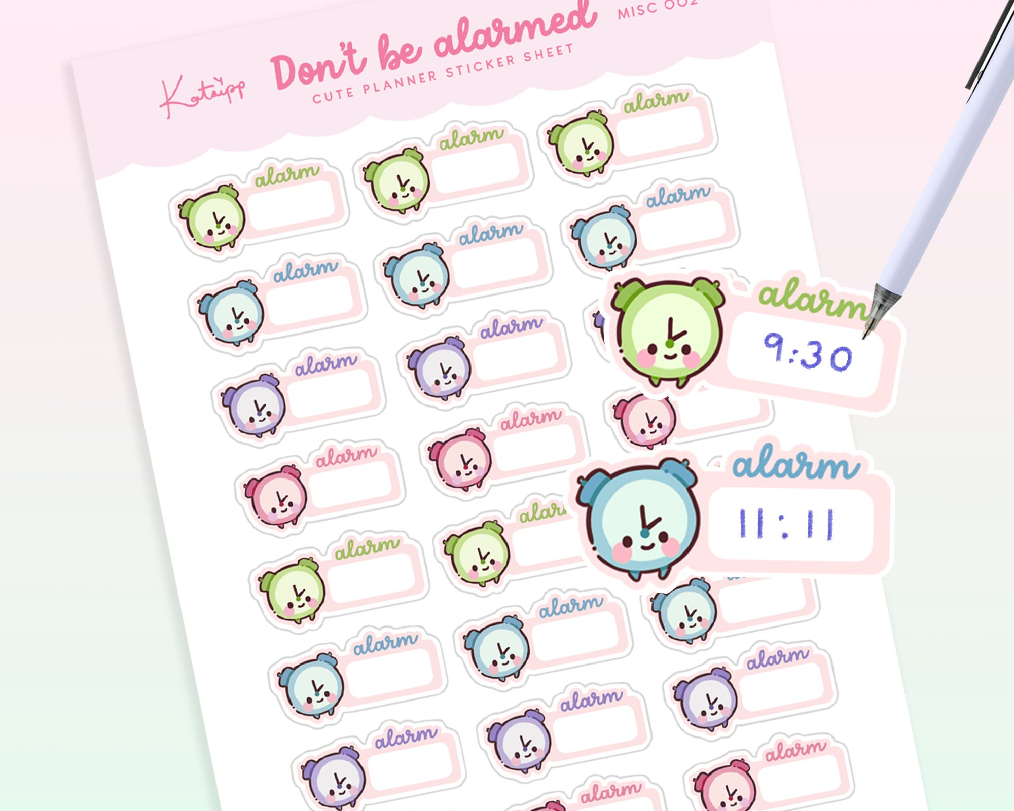 Kawaii Cute Stars Reminders Planner Stickers Stars Family